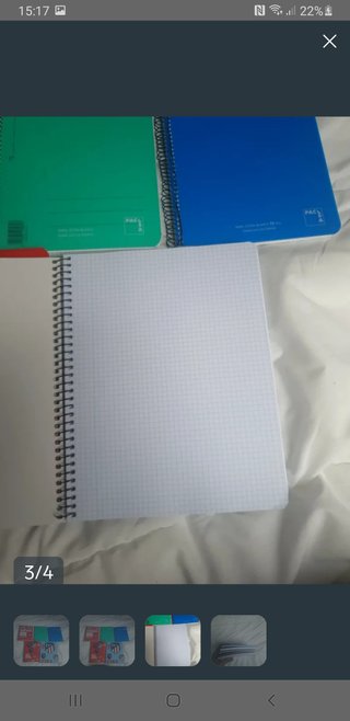 5 libretas variadas Atlético de Madrid