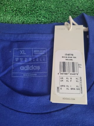 CAMISETA DE ALGODON BOCA JUNIORS 2024 nueva Adidas