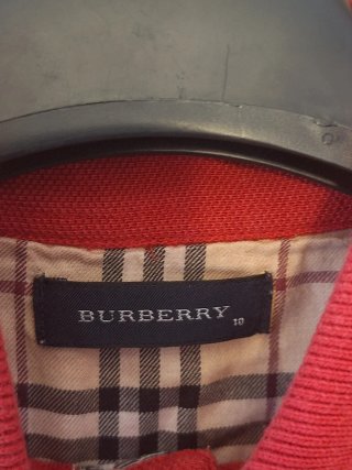 Camiseta Polo Roja Burberry