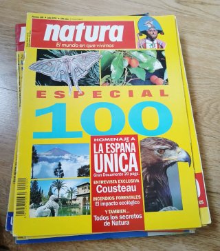 Gran colección revista NATURA años 1983-1992