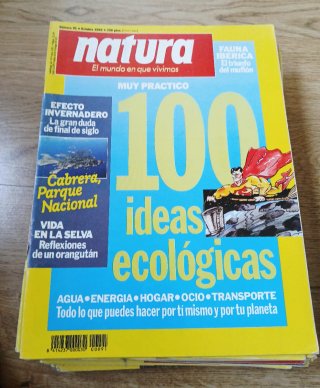 Gran colección revista NATURA años 1983-1992