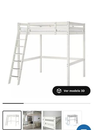 Cama alta Stora de Ikea