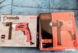 2 Taladros Eléctricos Casals y Black+Decker