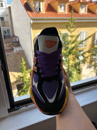 New Balance Deportivas Unisex Morado Amarillo