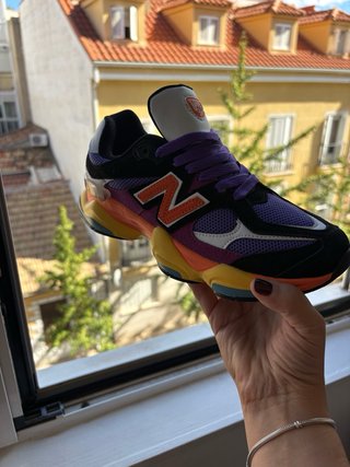 New Balance Deportivas Unisex Morado Amarillo