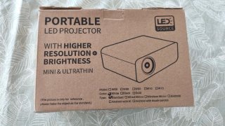 Proyector HDMI, usb, micro SD, vga