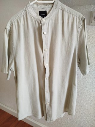 Camisa beige Lefties talla S