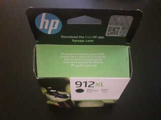 Cartucho original HP 912XL negro a estrenar