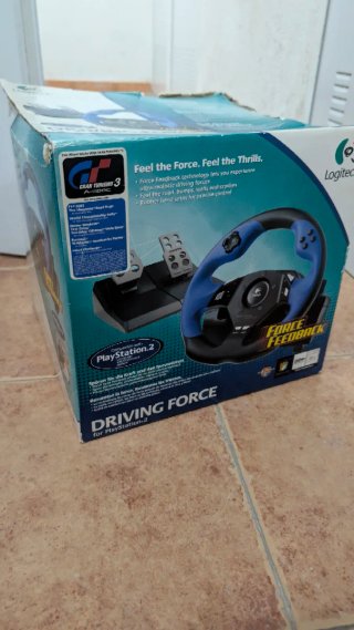 Volante Logitech Driving Force PS2/PC