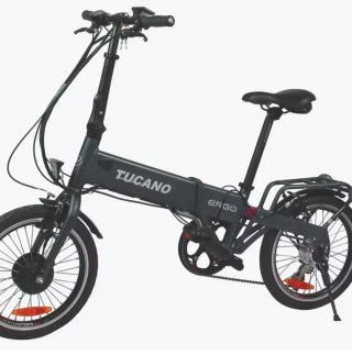 Bicicleta Plegable Tucano Ergo verde.