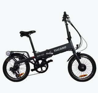 Bicicleta Plegable Tucano Ergo verde.