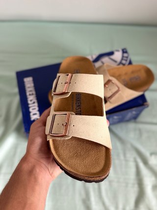 Sandálias Birkenstock Arizona Bege T37