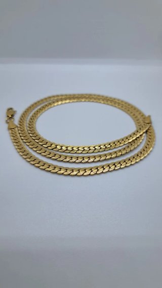 Collar de Hombre Bañado en Oro 18k