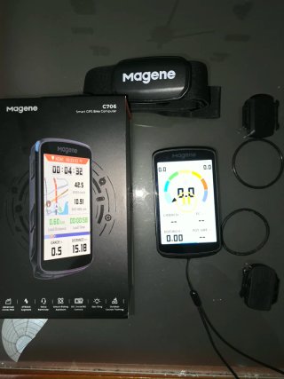 Ciclocomputador GPS Magene C706