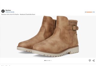 Botines Skechers Arch Fit Marlie Talla 35