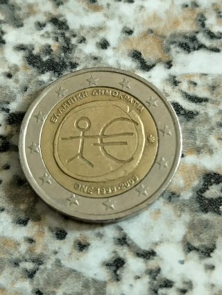 Moneta  2 euro Grecia 2009 emu