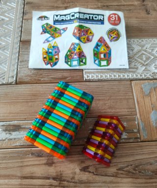Juego de Construcción Magnético 3D 31 Piezas