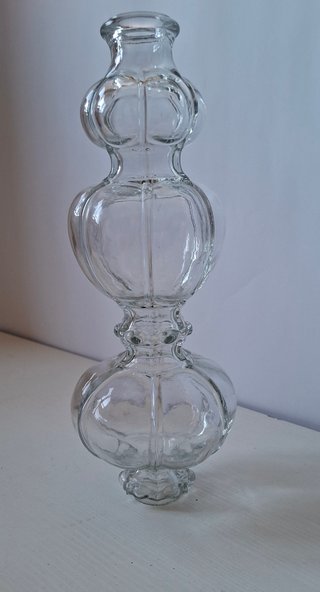 ANTIGUO CUERPO DE CRISTAL DE LÁMPARA