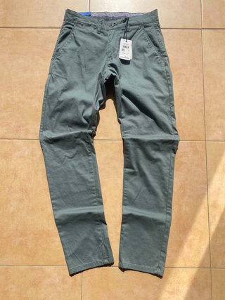 Pantalón chino Easy Wear verde