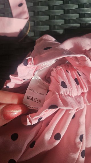 Shorts de Niña Rosa con Lunares Talla 5