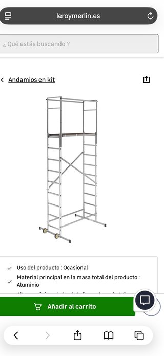 Andamio de Aluminio