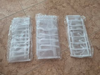 Set di 3 Scaffali Pieghevoli per Abbigliamento
