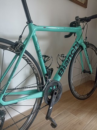 Bicicleta Bianchi Specialissima Celeste