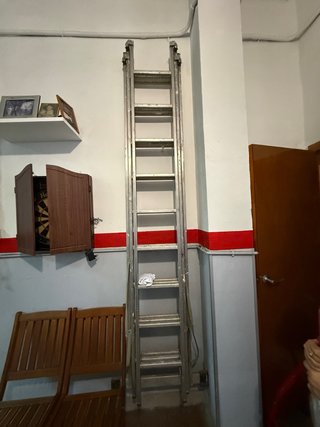 Escalera aluminio 3 tramos extensible