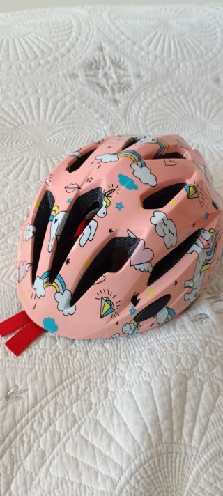 Casco de Bicicleta Niña Unicornios 2-4 años