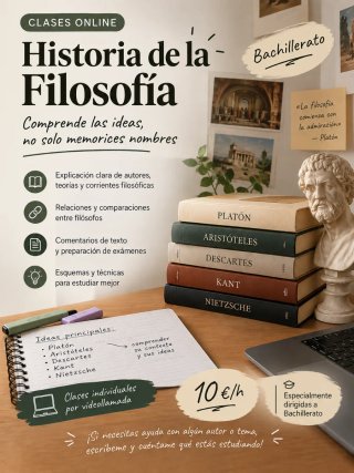 Clases online HISTORIA DE LA FILOSOFÍA