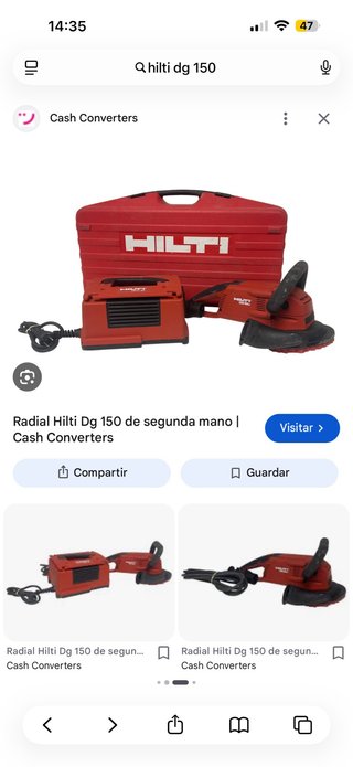 Caja Hilti DG 150 Vacía