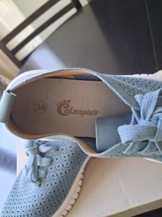 Calzado mujer Calzapies azul talla 38