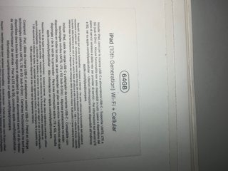 iPad 10ª Gen Wifi + Cellular Blu