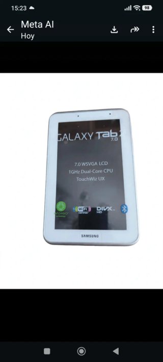 Samsung Galaxy Tab 7.0 Blanca no funciona