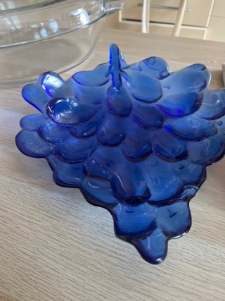 Bandeja de Cristal Azul