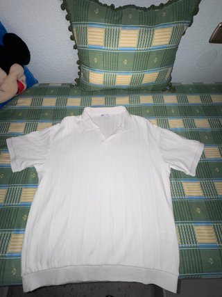 Camiseta Polo Zara Blanca