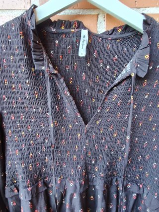 Blusa Pepe Jeans Marrón Estampada