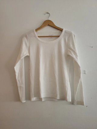 Camiseta Manga Larga Blanca