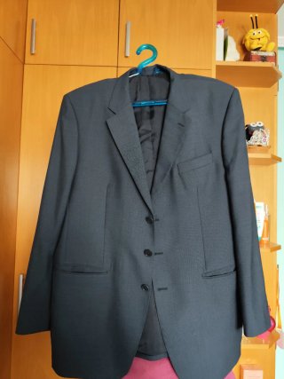 Chaqueta americana azul marina