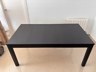 Mesa de Comedor Extensible Negra