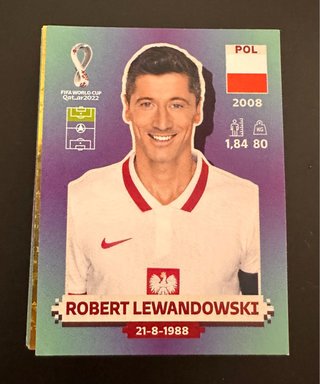 Cromo Mundial Qatar 2022 Lewandowski