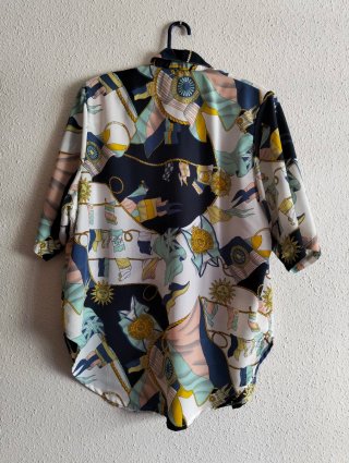 Camisa Vintage Diseño Marítimo