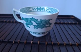 TAZA VINTAGE PORCELANA INGLESA BOOTHS Dragon