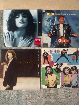 Lote de 4 Discos de Vinilo