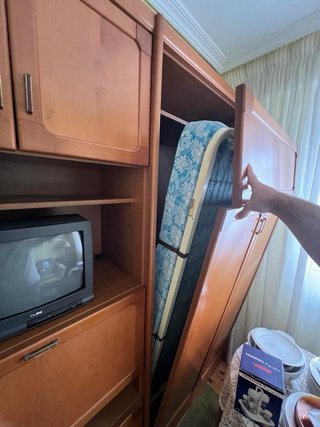 Mueble de salón con cama abatible
