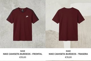 Camiseta Nike Burdeos