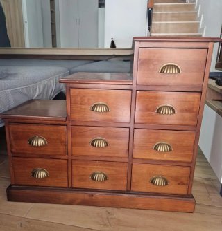 Mueble Cajonera Pirámide de Madera