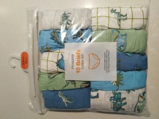 10 Calzoncillos Primark Dinosaurios 2-3 Años