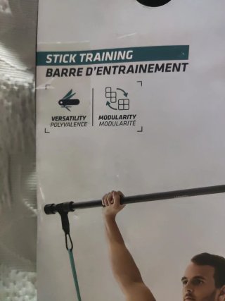 Barra de entrenamiento con bandas