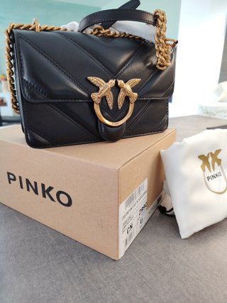 Pinko Love One Mini Light in Nappa Intarsiata